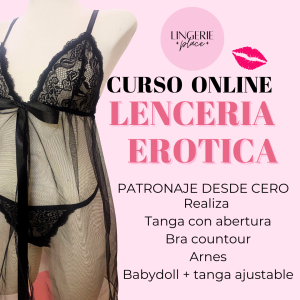 CURSO ONLINE LENCERIA EROTICA