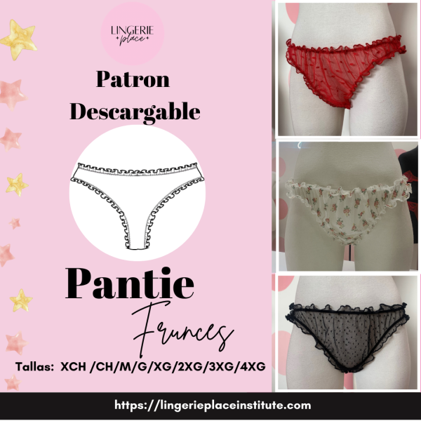 PATRON PANTIE FRUNCES