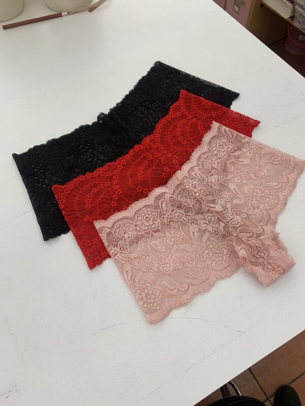 KIT 3 PATRONES $259 (Crossed Bra+PantieFrunces+Cachetero de encaje) - Imagen 3
