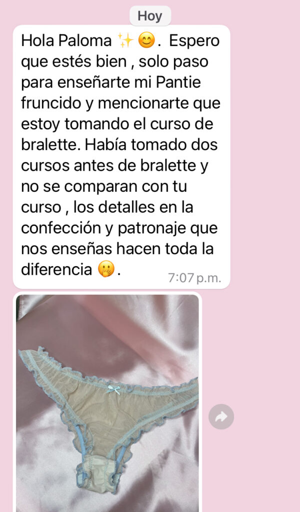 PATRON PANTIE FRUNCES - Imagen 8