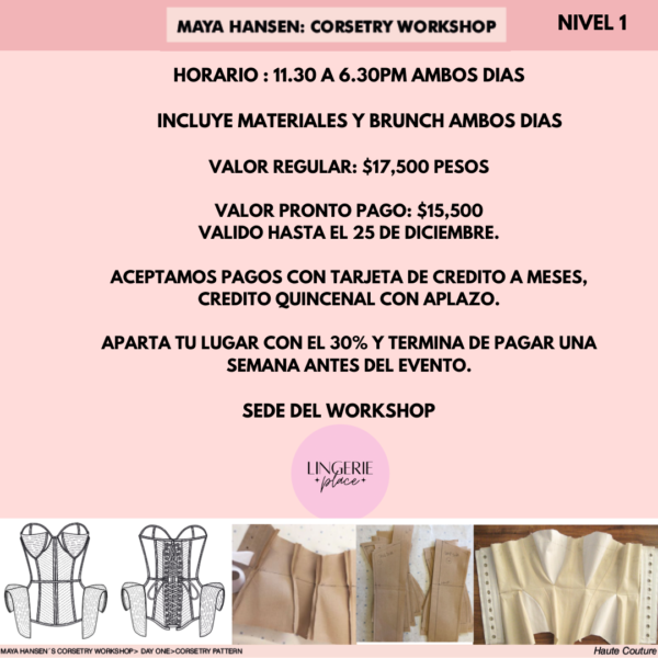 WORKSHOP NIVEL 1 - Maya Hansen - Imagen 4