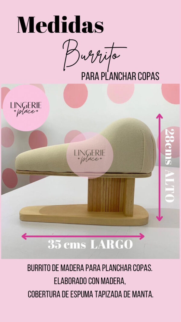 Burrito para planchar Copas y Corset